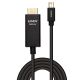 3. Lindy 40921 1m Mini DisplayPort HDMI Kabeladapter Schwarz