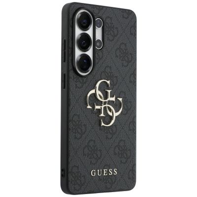 4. Guess 4G Big Metal Logo Hülle für Samsung Galaxy S26 Ultra - Schwarz