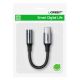 3. Ugreen AV161 Adapter für Kopfhörer Miniklinke 3,5 mm (weiblich) / USB-C (männlich) 10 cm – Grau