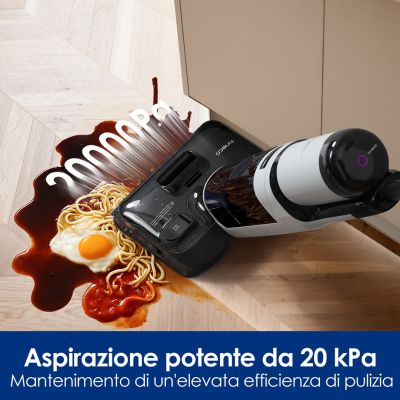 3. Tineco FloorOne i5 Stretch PLUS Akku-Staubsauger, Nass- und Trockensauger, beutellos, Grau, 2,5 Ah