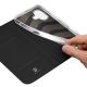 9. Dux Ducis Skin Pro Hülle für iPhone 16 Plus mit Klappe und Kartenfach – Schwarz