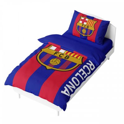 3. FC Barcelona Bettwäsche-Set 135x200 + 50x75 cm Mikrofaser 119122