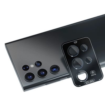 4. 3mk Lens Protection Pro Kameraabdeckung für Samsung Galaxy S24 Ultra – Schwarz