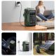 11. Powerbank Joyroom JR-PBF10 75000mAh 100W 3x USB-C 3x USB-A mit faltbarer Taschenlampe und Griff - Grün