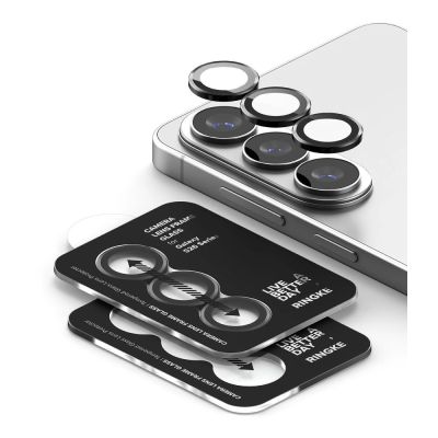4. Ringke Kamerarahmenschutz 2er-Pack für Samsung Galaxy S26 / S26+ - Schwarz