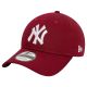 New Era League Essentials 9TWENTY New York Yankees Cap 60471469 Bordeaux OSFM