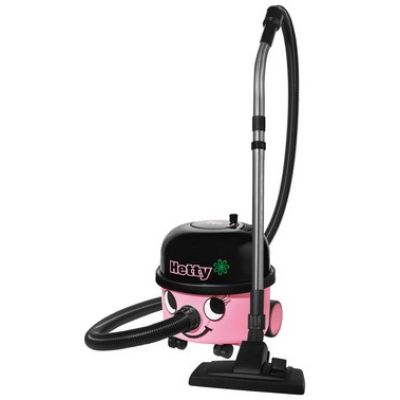 4. Numatic HET200 Hetty 620W Schwarzer und Rosa Trockensauger