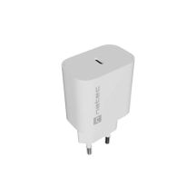 NATEC RIBERA 1x USB-C 20W Wandladegerät Weiß