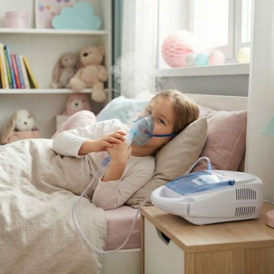17. Esperanza ZEPHYR ECN002 Kompressorinhalator (weiß, blau)