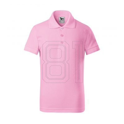 4. Malfini Pique Polo Jr MLI-22230 rosa Poloshirt