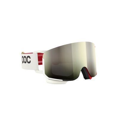 2. POC Nexal Skibrille Weiß/Rot