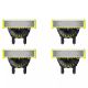 8. Philips Norelco OneBlade OneBlade 360 QP440/50 4 x Ersatzklinge 360