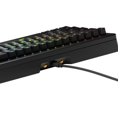 5. Glorious Gaming GMMK 3 65% Vorgefertigte USB-QWERTZ-Tastatur US-Englisch Schwarz