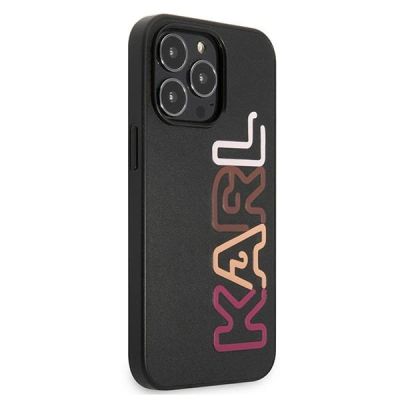 4. Karl Lagerfeld Multipink Brand Case für iPhone 13 Pro / iPhone 13 - Schwarz