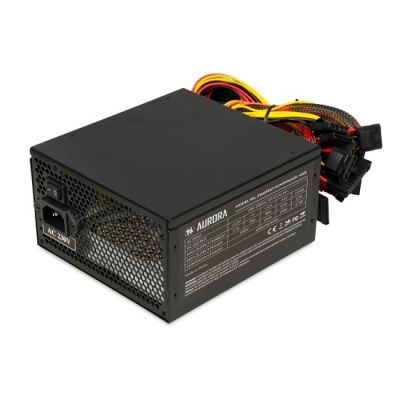 4. Netzteil IBOX AURORA 600W 14 CM Lüfter ZIA600W14CMBOX