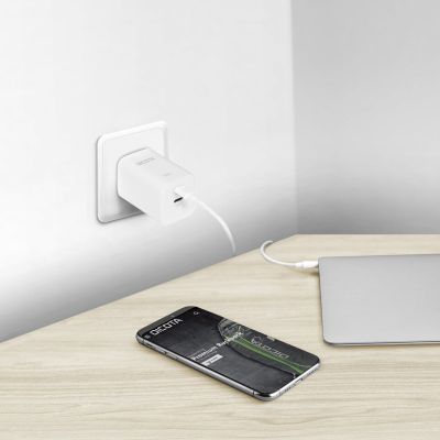 9. DICOTA D32184 Ladegerät für mobile Geräte (Laptop, Smartphone, Tablet) Weiß AC Schnellladung Intern