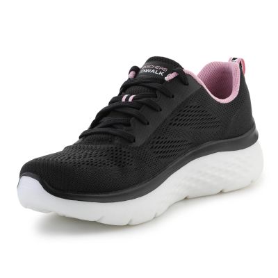 3. SKECHERS GO WALK HYPER BURST SPACE INSIGHT SCHWARZ/PINK 124578-BKPK
