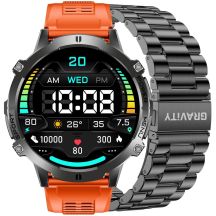 Smartwatch Gravity Schwarzes Armband + Armband GT42-5