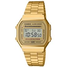 Unisex CASIO Vintage-Uhr A168WG-9W + Box