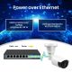 9. Extralink Switch PoE CERES 8x 100 Mbit/s PoE/PoE+, 2x RJ45 Uplink 100 Mbit/s, 96 W
