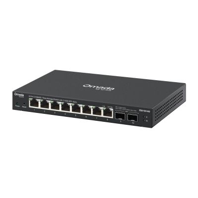 3. TP-Link ES210X-M2 Netzwerk-Switch, verwaltet, 2,5-Gbit/s-Ethernet (100/1000/2500), Tisch-/Wandmontage, Schwarz