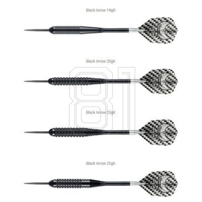 5. Harrows Black Arrow Steeltip Darts HS-TNK-000013143