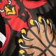 3. Mitchell & Ness NBA Big Face 2.0 Atlanta Hawks Hoodie Schwarz