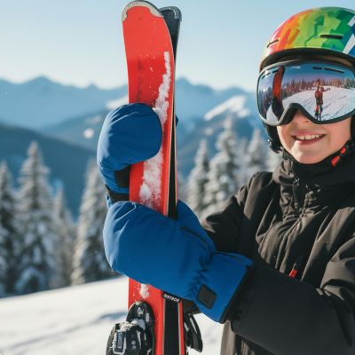 10. Meteor Orel XXS Winterhandschuhe Marineblau/Schwarz