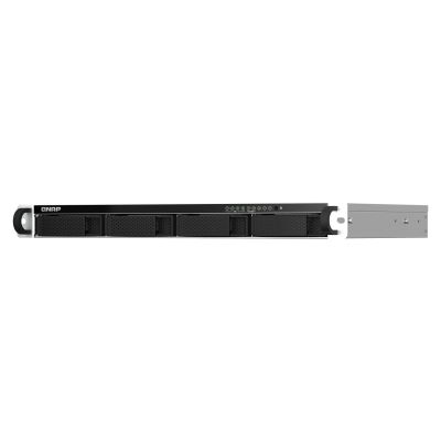 3. Qnap TS-464eU-8G, 1U, 4 x 2,5"/3,5" SATA, Intel Celeron N5105/N5095 4C/4T, 8 GB RAM (nicht erweiterbar), 2 x 2,5 GbE, Einzelnetzteil (nicht auf RP aufrüstbar)