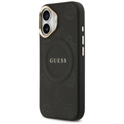 2. Guess Peony Hot Stamp MagSafe Case für iPhone 17 - Schwarz