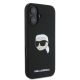 2. Karl Lagerfeld Silikon Karl Head Print MagSafe iPhone 16 Hülle - Schwarz