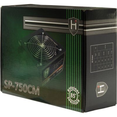 5. Inter-Tech HiPower SP-750CM Netzteilmodul 750 W 20+4 Pin ATX Schwarz