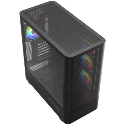 16. MODECOM VOLCANO AQ 300 ARGB MIDI SCHWARZES GEHÄUSE