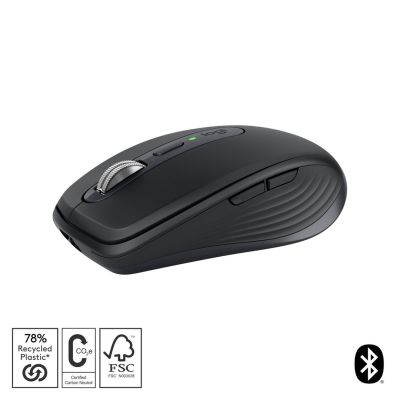 18. Logitech MX Anywhere 3S Graphite Maus