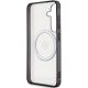 7. Mercedes gedrucktes Logo MagSafe-Hülle für Samsung Galaxy S24 – transparent