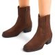 9. Braune Damen-Cowboystiefel aus Leder, Sergio Leone BT284-S