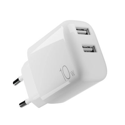 5. Puro PROLITE 10W 2x USB-A Wandladegerät - Weiß