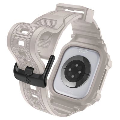 7. Spigen Rugged Armor Pro V2 Apple Watch Armband (46 mm) – Beige