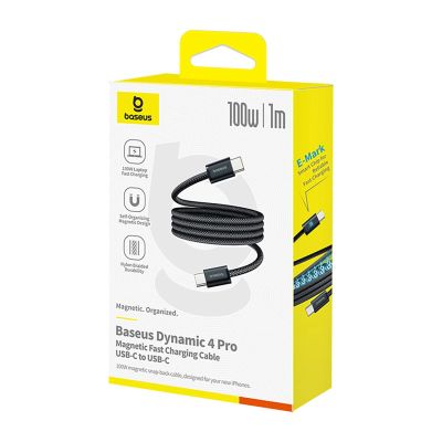 2. Baseus Dynamic 4 Pro Fast USB-C Kabel - USB-C 100W 1m - Schwarz