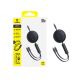 3. Baseus Free2Pull Mini 100W 3-in-1 USB-C Einzugskabel – 2x USB-C 1,2 m – Schwarz