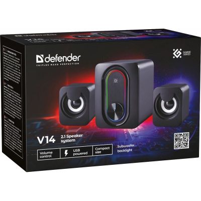 9. Defender Computerlautsprecher V14 2.1 Bluetooth 11W USB 65314