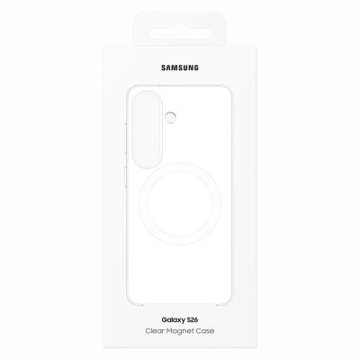 3. Transparente Samsung Magnet Case für Samsung Galaxy S26, kompatibel mit MagSafe – transparent