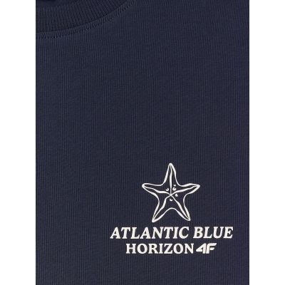 5. Lässiges Damen-T-Shirt mit Print, Größe 4F 4FRSS26TTSHF4021-31S