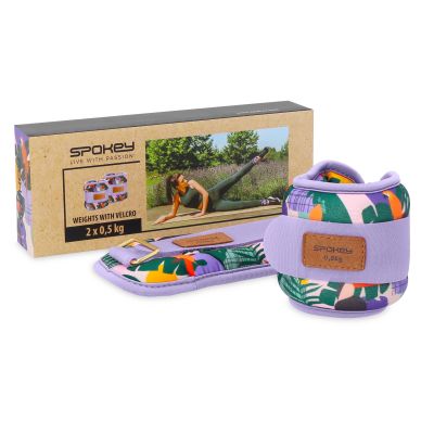 5. Spokey HOME JUNGLE Knöchel- und Handgelenkgewichte 2x 0,5 kg