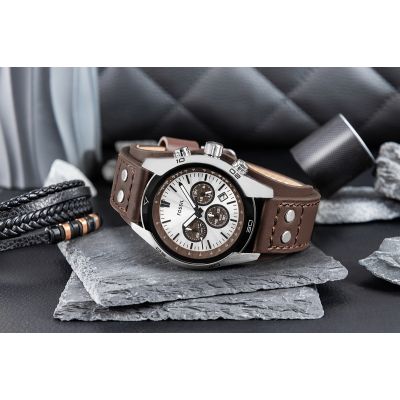6. FOSSIL Coachman CH2565 Herrenuhr + Box