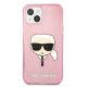 3. Karl Lagerfeld Glitzer Karl's Head Case für iPhone 13 mini - Pink