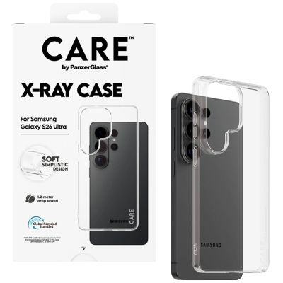 4. CARE by PanzerGlass Röntgen-Schutzhülle für Samsung Galaxy S26 Ultra – Transparent