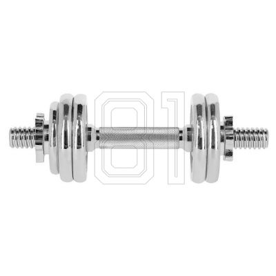 4. Barbells in a CHROME HMS suitcase 2x7,5kg STC15