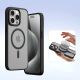 5. Dux Ducis Lawa Lederhülle für iPhone 15 Pro Max - Schwarz