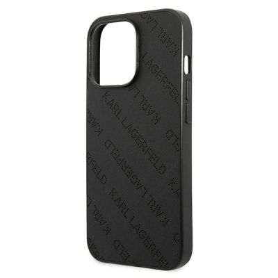 6. Karl Lagerfeld Perforated Allover Case für iPhone 13 Pro / 13 6.1" - Schwarz